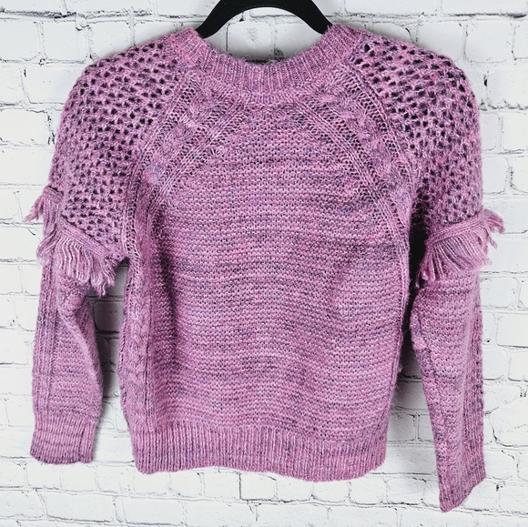 HEARTLOOM | crewneck knit fringe sweater - Picture 3 of 7